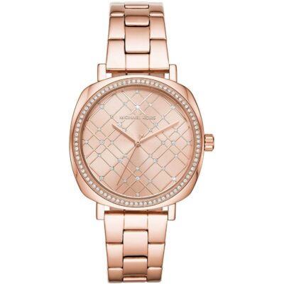 Michael Kors Ladies Rose-Gold Nia Watch - MK3990